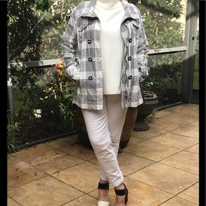 Plaid print Hurley coat